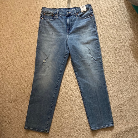 NWT J.Crew high-rise Classic Straight Jeans 30T - Picture 5 of 5